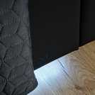 XR Living Ava Kingsize Black TV LED Bed Frame (British brand)