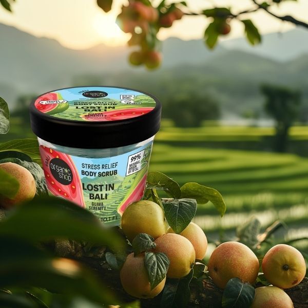 Organic Shop Lost in Bali body scrub 300ml (British brand)