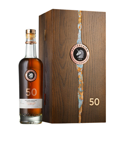 Harrods Fettercairn 50 år gammel Single Malt Scotch Whisky 70cl- Kjøp online hos McGrocer