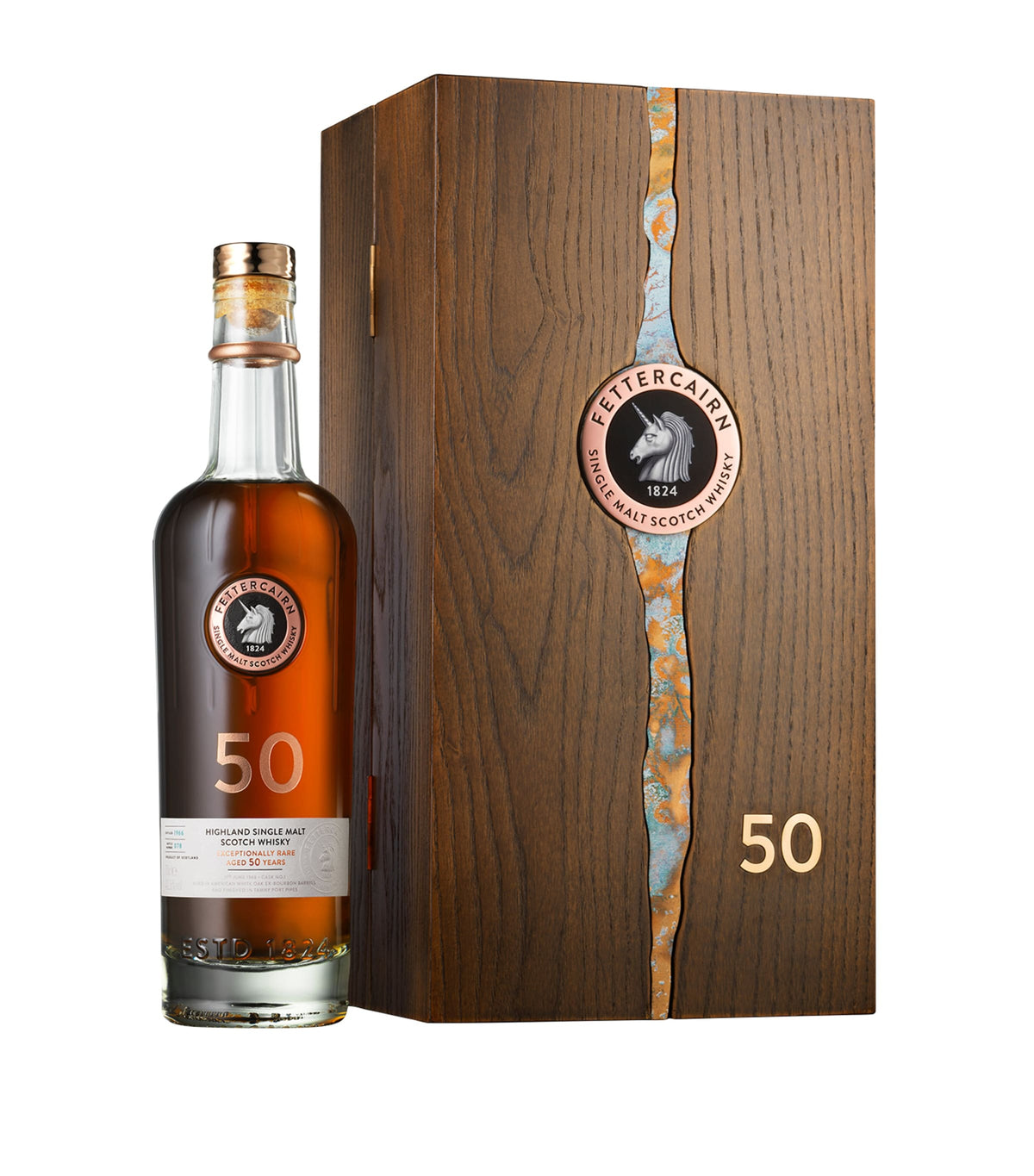 Fettercairn 50-Year-Old Single Malt Scotch Whisky 70cl - British product