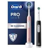 Oral-B Pro Series 1 Pink & Black Electric Toothbrushes GOODS Superdrug   