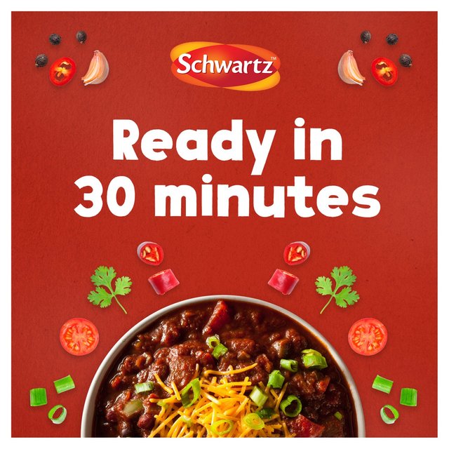 Schwartz Hot Chilli Con Carne Recipe Mix   41g