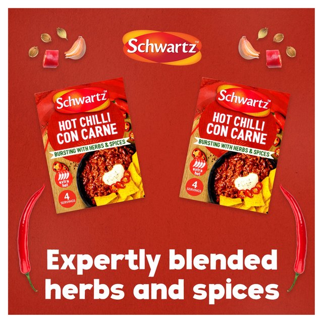 Schwartz Hot Chilli Con Carne Recipe Mix   41g GOODS M&S   