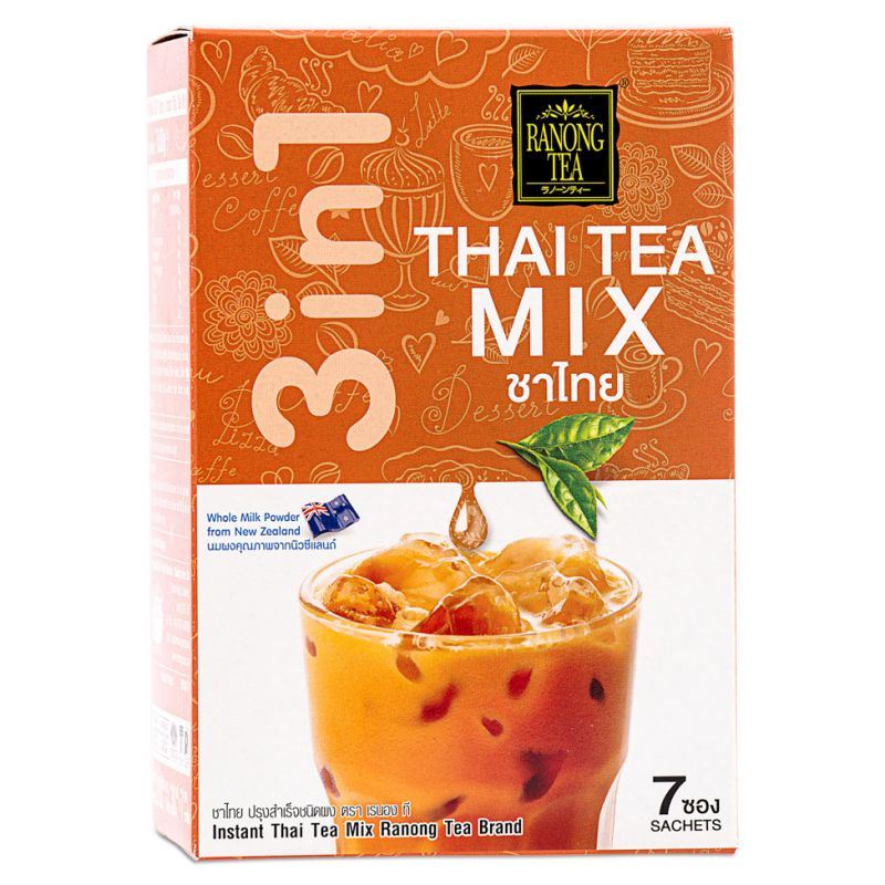 Ranong Thai tea mix instant 3-in-1 - British product