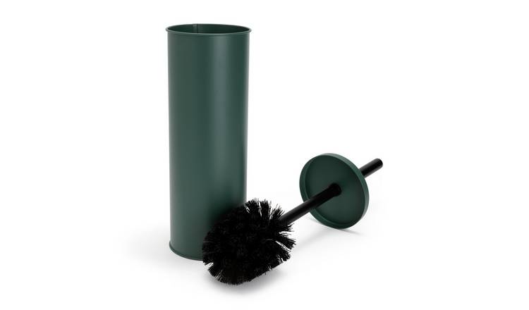 Argos Home toilet brush dark green (British brand)