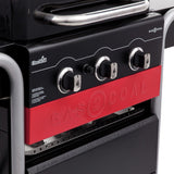 Char-Broil 3 burner gas and charcoal hybrid barbecue - British product