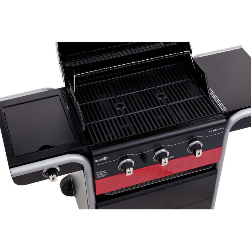 Char-Broil 3 burner gas and charcoal hybrid barbecue - British product