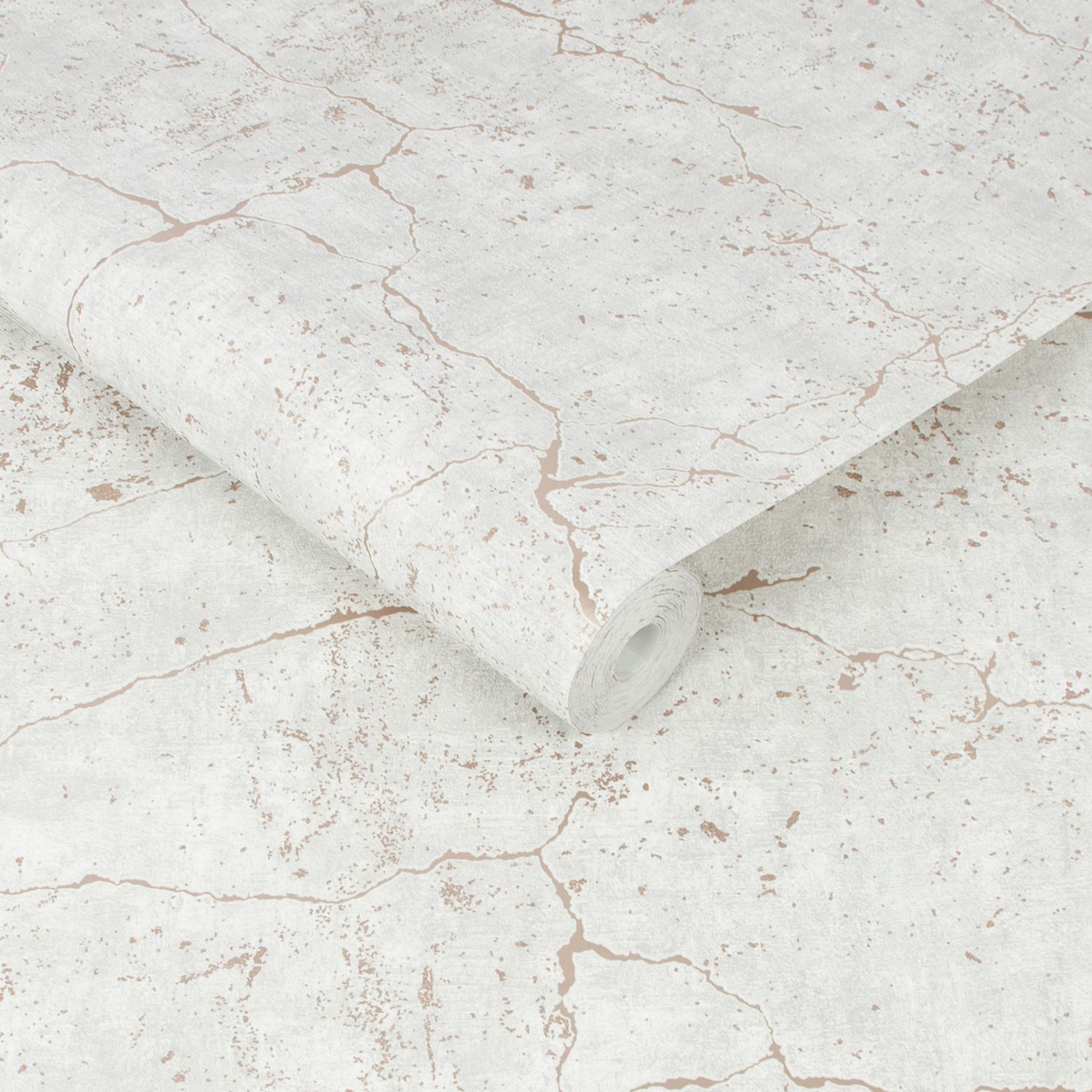 Superfresco Kintsugi Rose Gold wallpaper roll 52cm x 10m (British brand)