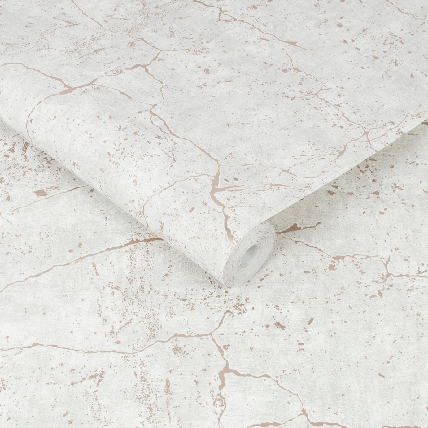 Superfresco Kintsugi Rose Gold wallpaper roll 52cm x 10m (British brand)