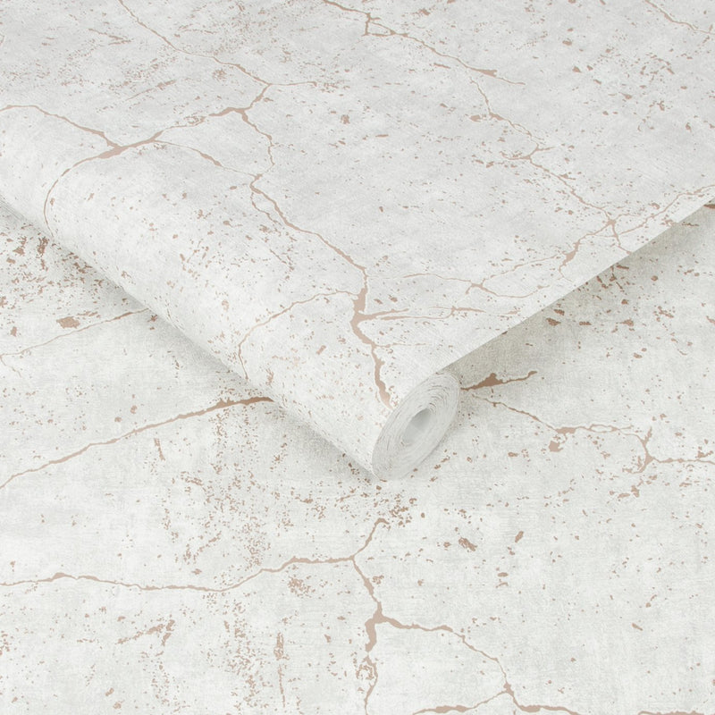 Superfresco Kintsugi Rose Gold wallpaper roll 52cm x 10m (British brand)