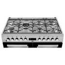 Beko KDVF100X dual fuel range cooker stainless steel 100cm - British product