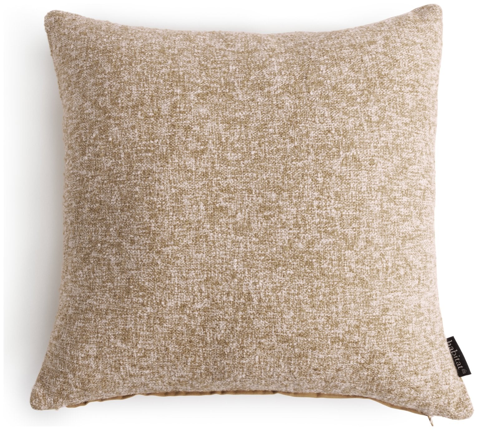 Habitat boucle cushion in neutral, 50x50cm, UK version