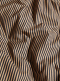 Rockett St George black pencil stripe scalloped duvet cover and pillowcase set, imported from the UK