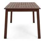 Habitat Amalfi 6 seater wooden patio set brown, UK version