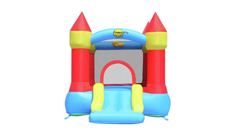 Happy Hop inflatable castle bouncer with slide and hoop large, UK version