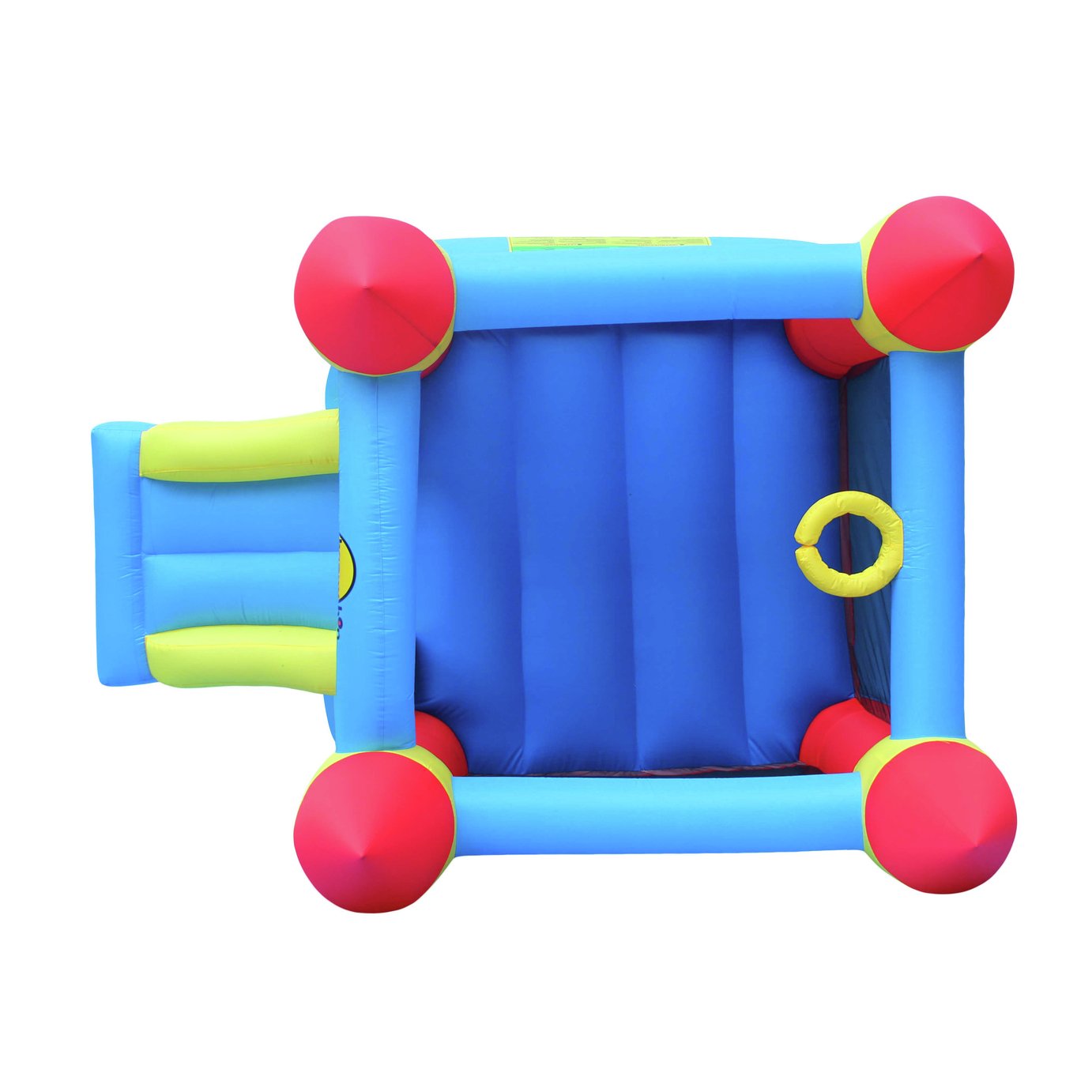 Happy Hop inflatable castle bouncer with slide and hoop large, UK version