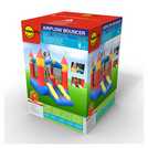 Happy Hop inflatable castle bouncer with slide and hoop large, UK version