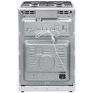 Bush twin cavity gas cooker in white, 60cm - British product