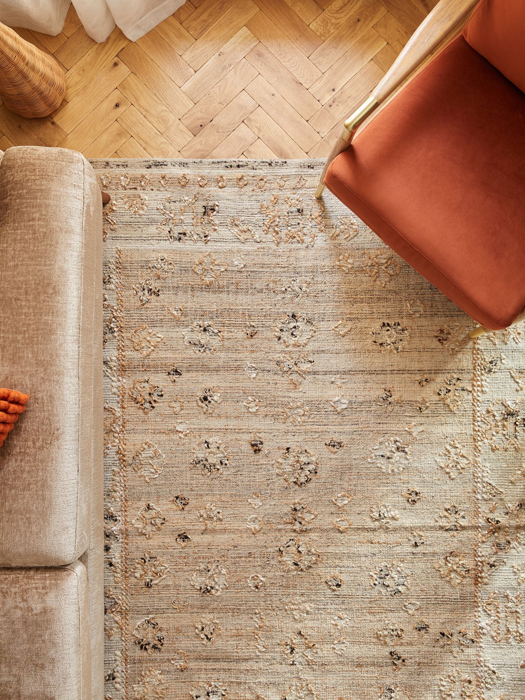 Rowan Oriental flat weave rug (British brand)