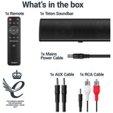 Majority Teton 2.1Ch soundbar with subwoofer - British product