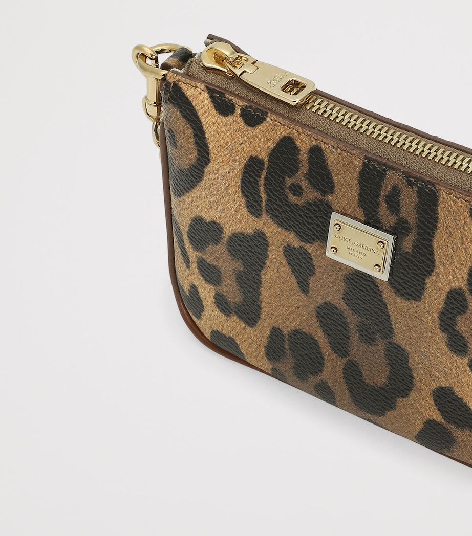 Dolce&Gabbana Kids leopard print shoulder bag (British brand)