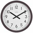 Acctim Retro Analogue Wall Clock Black 20cm - British product