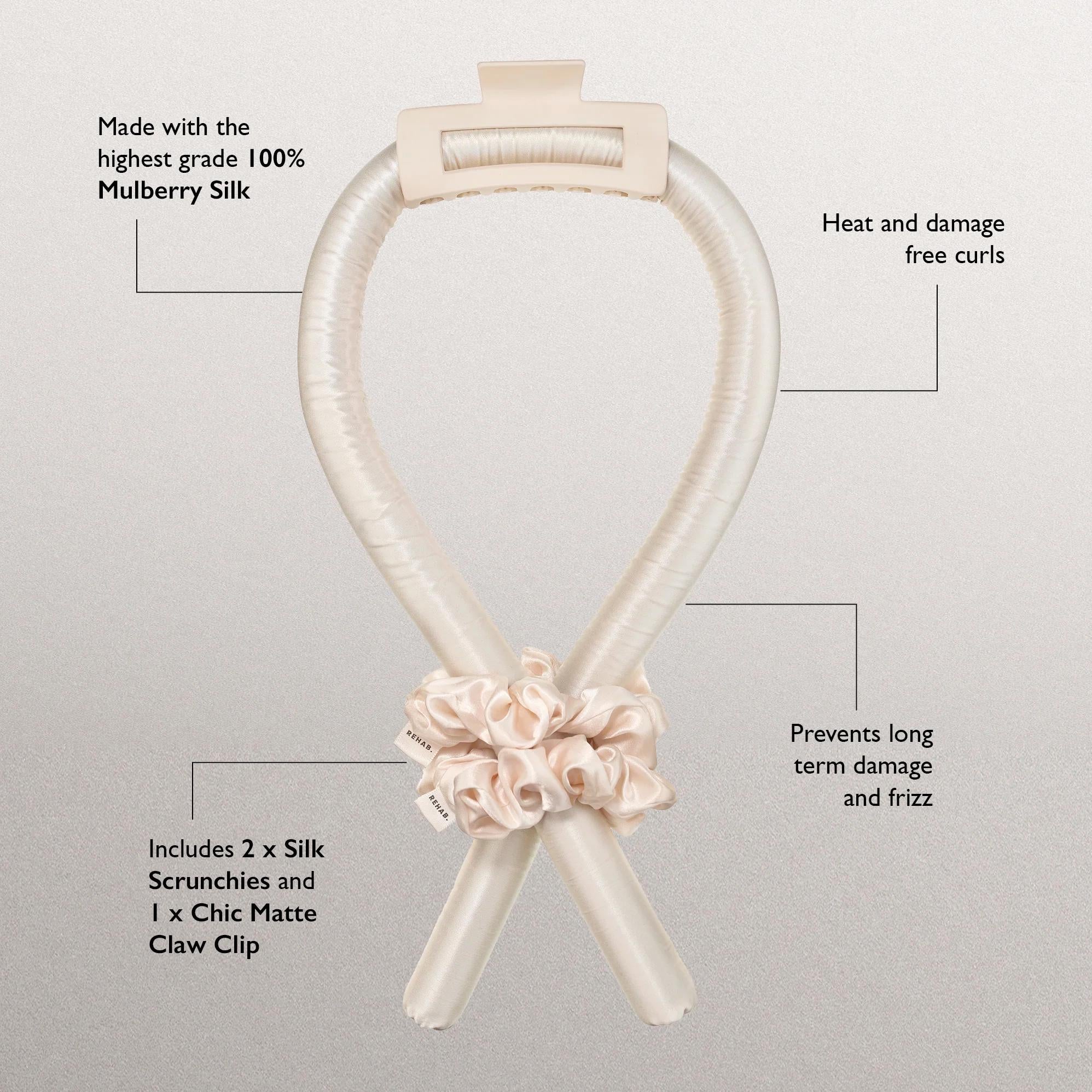 Rehab Silk Heatless Curler - British product