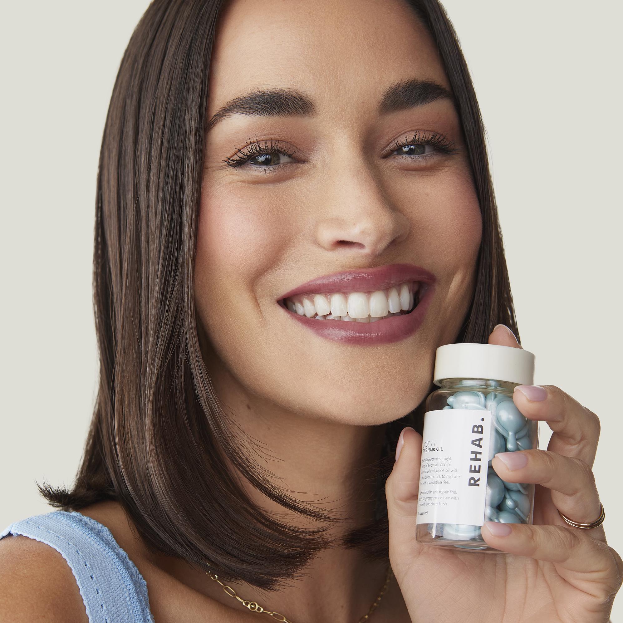 Rehab fine hair oil capsules 30 x 1ml, imported from the UK