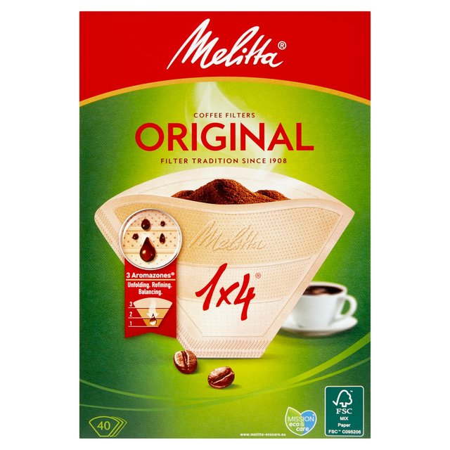 Melitta Four Cup Filter Papers   40 per pack GOODS M&S   