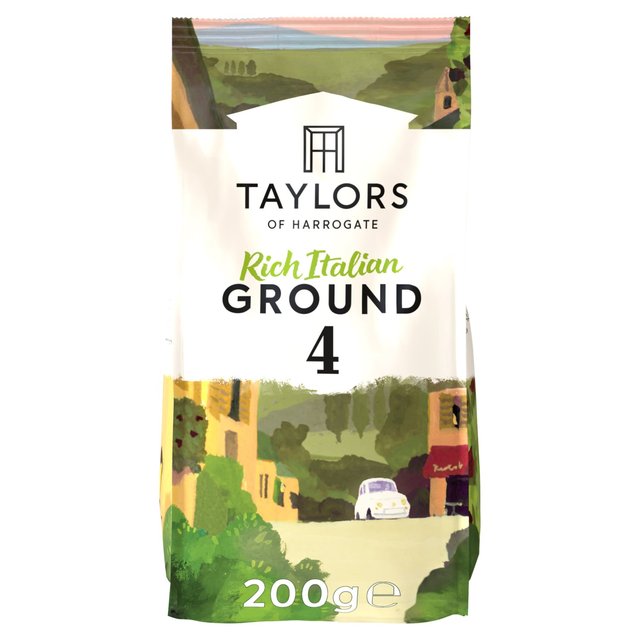 Taylors Rich Italian Dark Roast Ground Coffee   200g GOODS M&S   