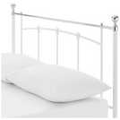 Argos Home Yani white double metal bed frame - British product