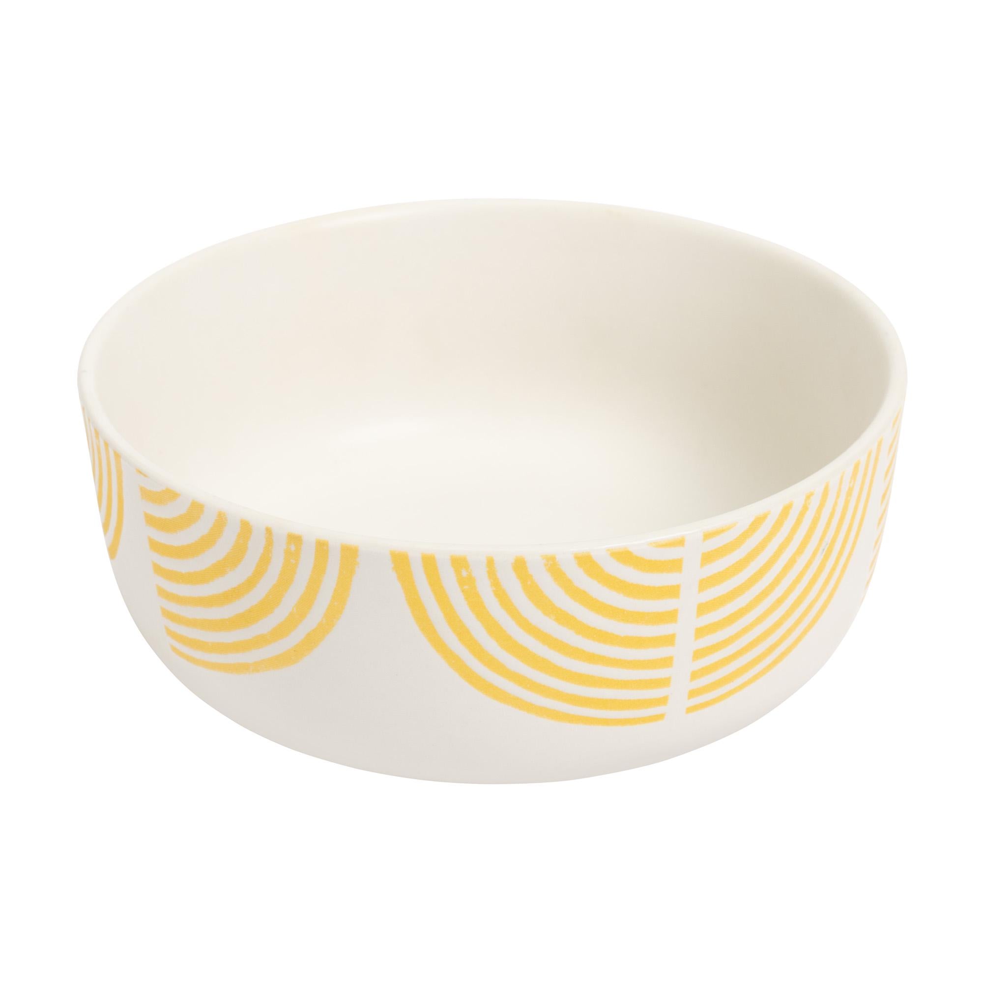 Habitat Block Print Cereal Bowl GOODS Sainsburys   