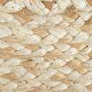 Habitat Braided Round Natural Jute Flatweave Rug 100cm, UK version