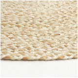 Habitat Braided Round Natural Jute Flatweave Rug 100cm, UK version