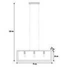 Argos Home Carriage Metal Flush Ceiling Light Matt Black - British product