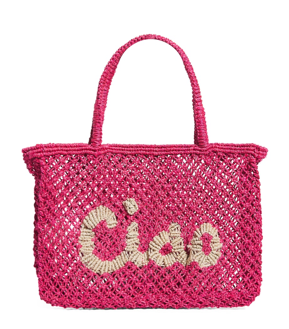 The Jacksons mini jute tote bag (British brand)