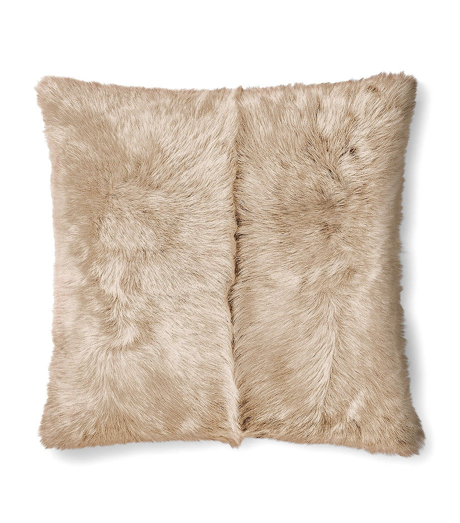 Ralph Lauren Home Shearling Brighton Throw Cushion (24cm x 24cm)