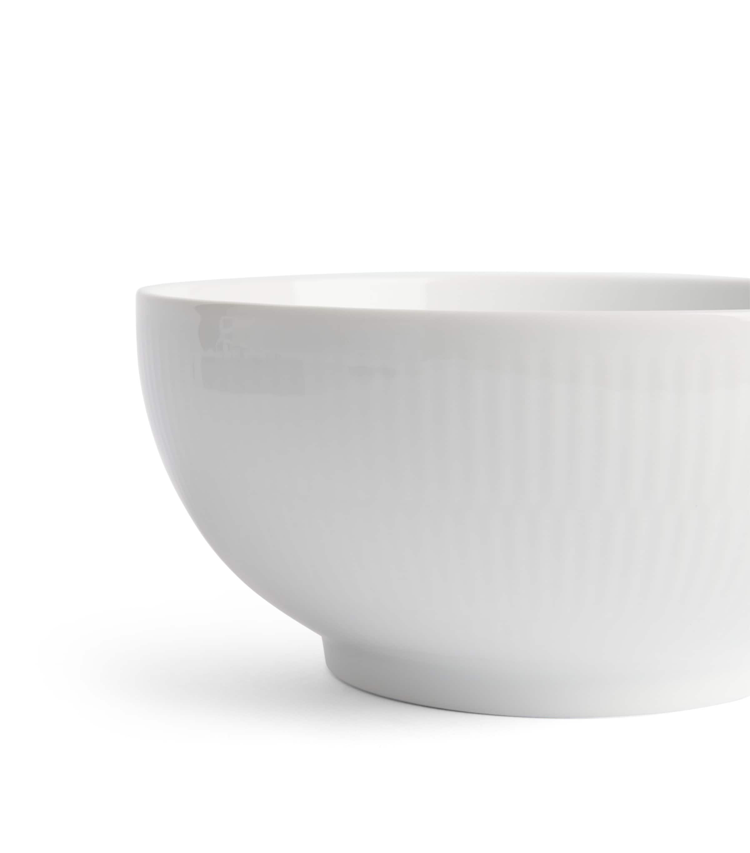 Royal Copenhagen White Fluted bowl 18cm, imported from the UK