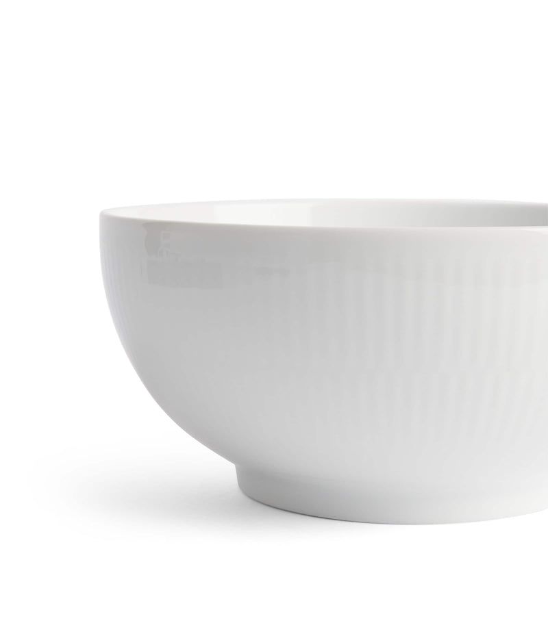 Royal Copenhagen White Fluted bowl 18cm, imported from the UK