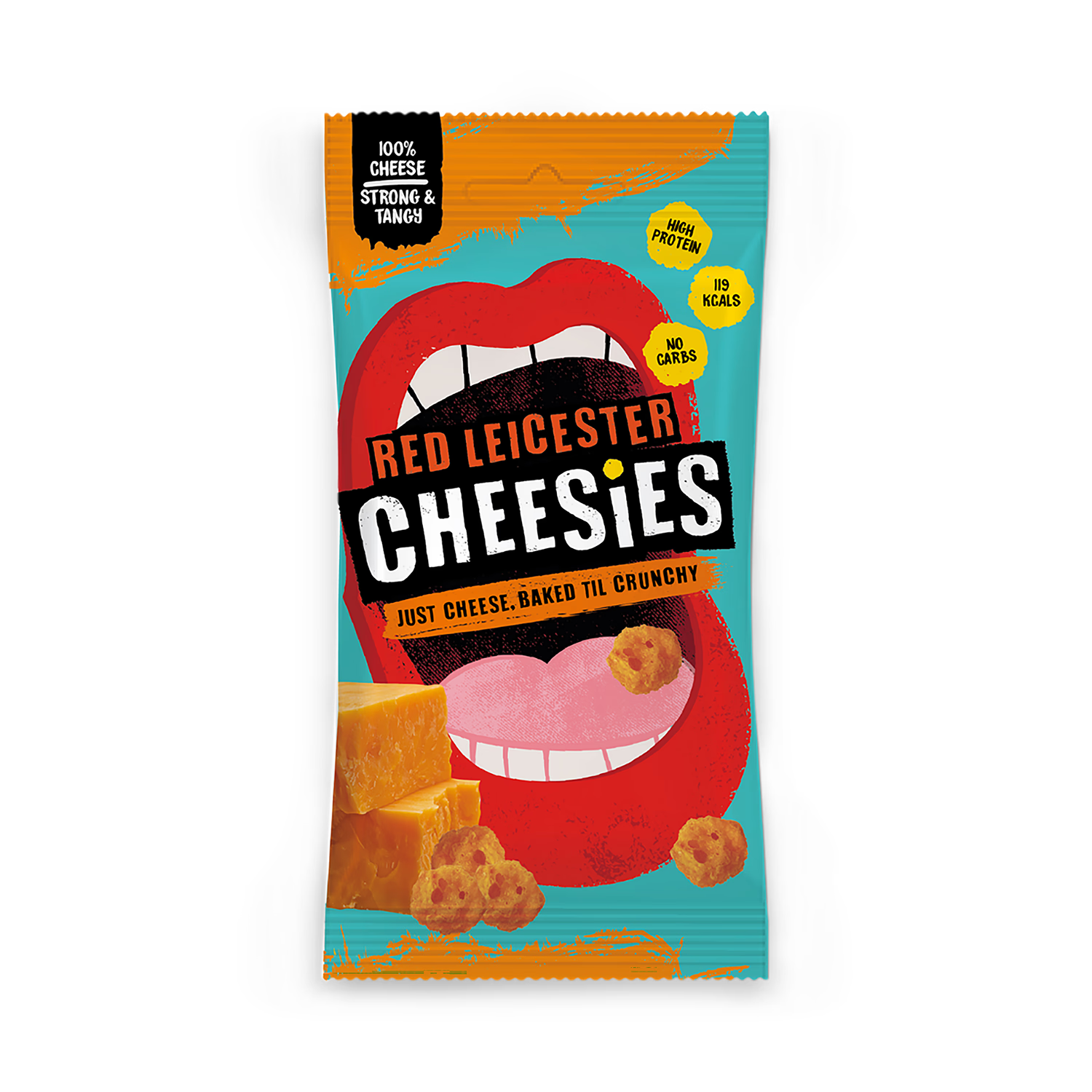Cheesies Red Leicester cheese snack 20g - British product