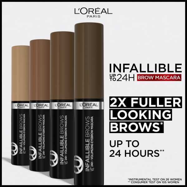 L'Oreal Paris Infallible 24H Brow Mascara Transparent GOODS Superdrug   