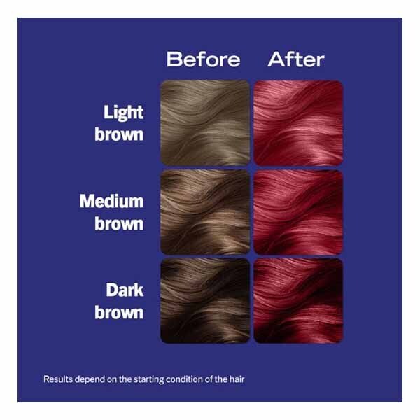 LIVE Colour + Lift Permanent Red Hair Dye Deep Red GOODS Superdrug   