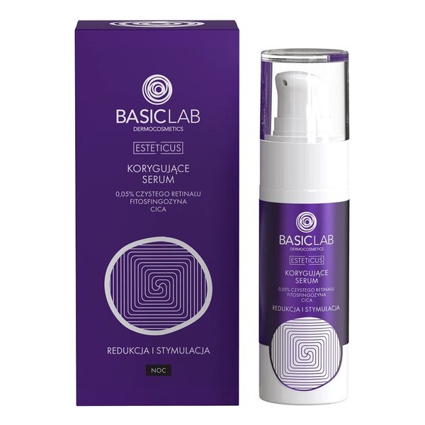 BasicLab Correcting Serum 0.05% pure retinal 30ml (British brand)