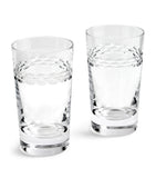Wedgwood crystal highball tumblers set of 2 325ml (British brand)