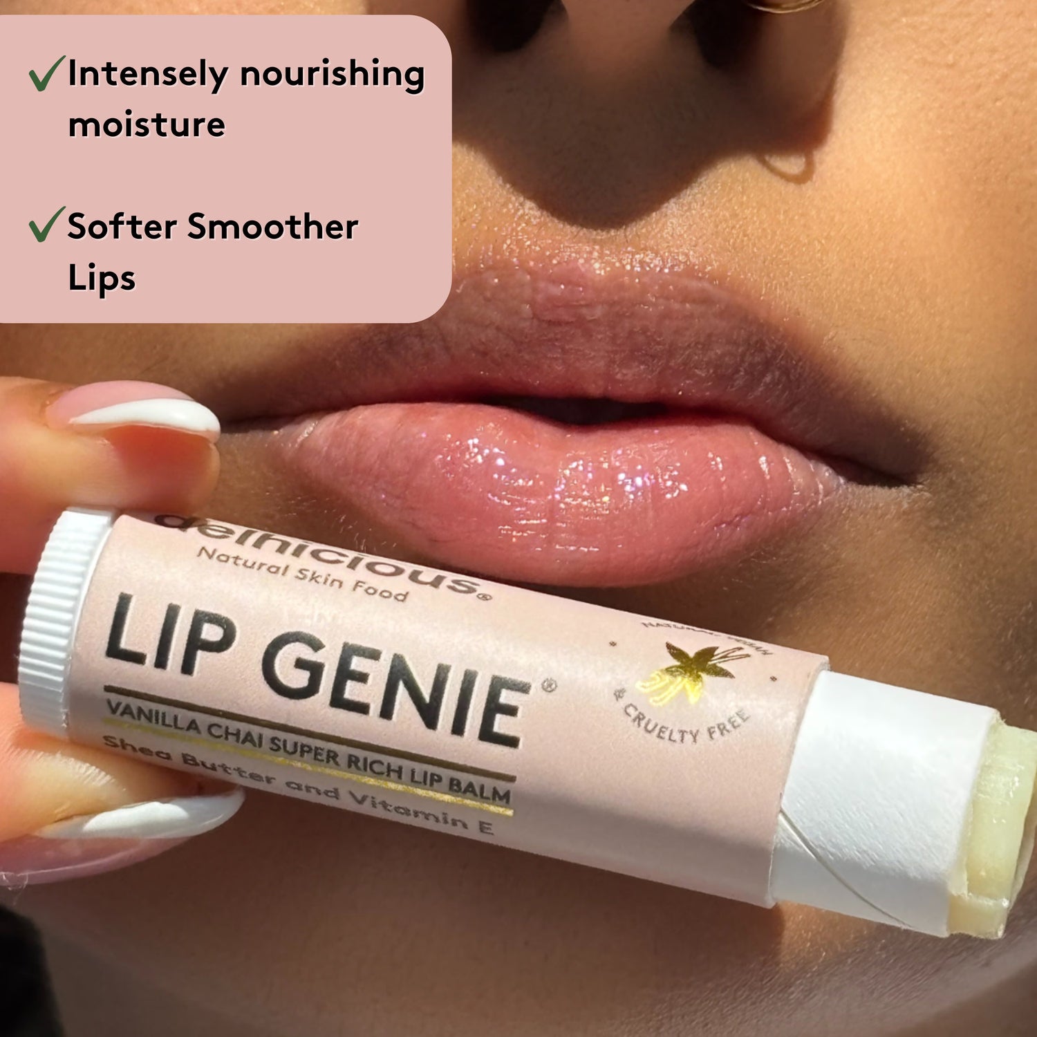 Delhicious lip balm Vanilla Chai 4.25g, UK version
