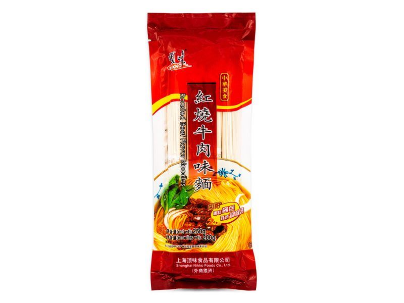 Nikko roasted beef flavour noodles - British product