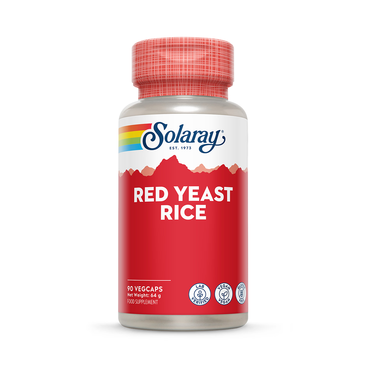 Solaray Red Yeast Rice supplement 600mg 90 capsules, UK version