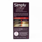 Simply Colour Natural Light Blonde 9.0 hair dye kit (British brand)