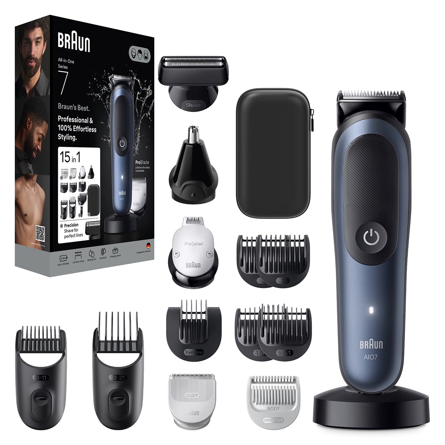 Braun Series 7 grooming kit 15in1, UK version