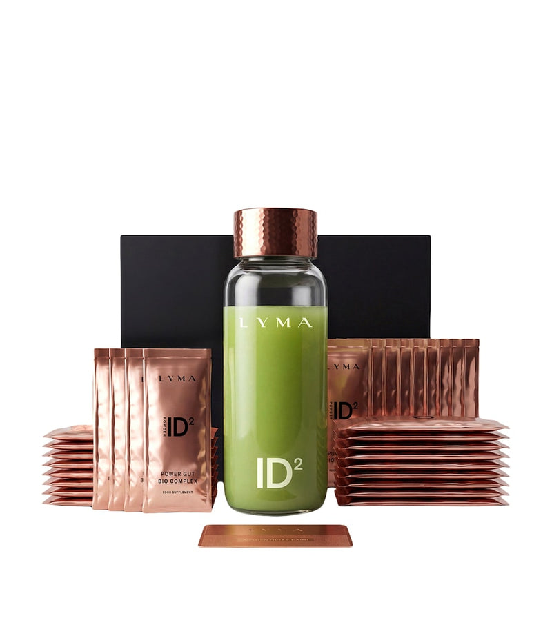 Lyma ID² Powder Starter Kit with shaker and scoop, imported from the UK
